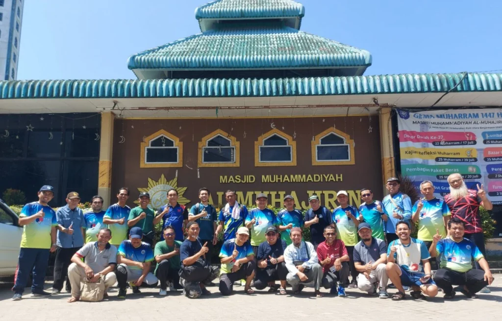 Tenis Meja Persahabatan Eratkan Silaturahmi Dua Masjid Muhammadiyah