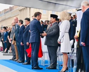 Presiden Prabowo Dijamu Presiden Macron di Istana Élysée Usai Saksikan Parade Bastille