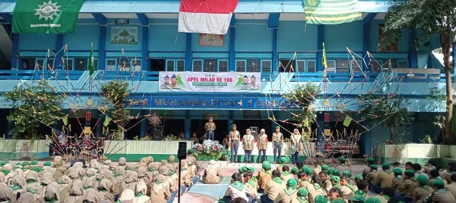 Ketua Kwarwil HW Jawa Timur Pimpin Apel Milad Ke-106 HW
