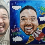 Pelukis dengan Kaki Guru SD Mugeb Ini Juara I Lomba Lukis Nasional