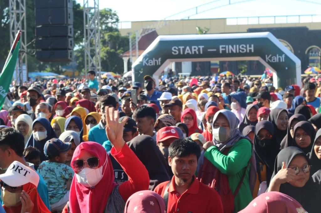 Melepas 7000 Pejalan Santai, Bupati: Musywil Pekerjaan Kabupaten Ponorogo