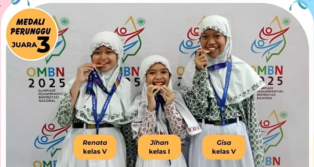 SD Muhammadiyah Tabanan Sabet Dua Medali di Ajang OMBN 2025