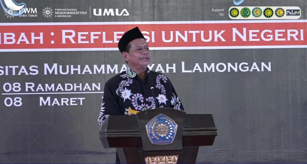 Hikmah Ramadhan dan Refleksi Baldatun Thayyibatun wa Rabbun GhafurH, Shodikin Menutup Kajian Ramadhan PWM Jawa Timur