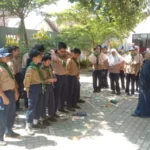 Murid Qobilah HW SD Muhammadiyah Kota Blitar Antusias Ikuti Permainan Lempar dan Pakai Sepatu