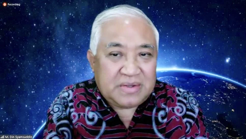 Din Syamsuddin Mengajak Bersikap Positif dan Optimistis pada Afghanistan