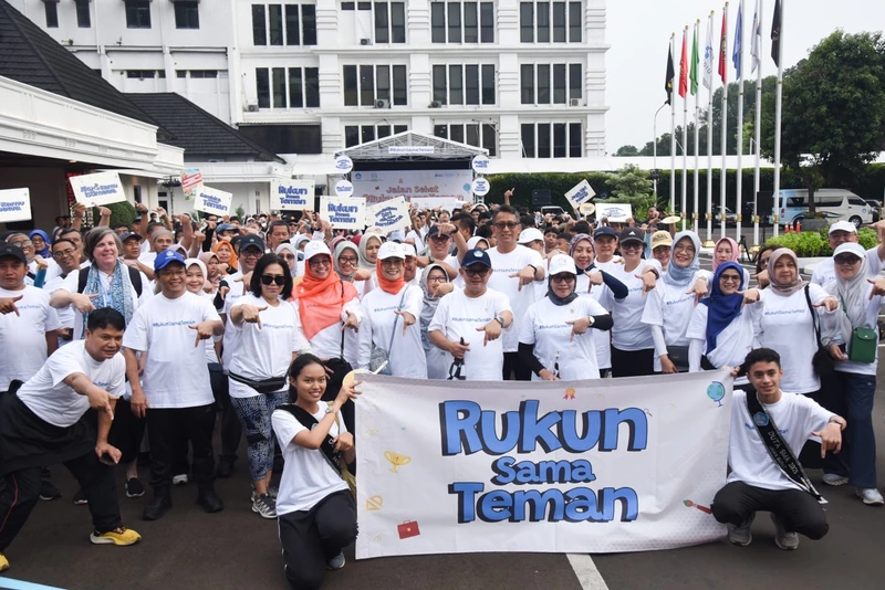 Gerakan #RukunSamaTeman: Bangun Sekolah Aman dan Nyaman Lewat Jalan Sehat Nasional