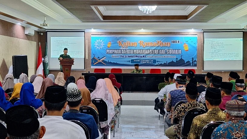 Kajian Ramadhan PDM Sidoarjo, Prof Syafiq: Takwa Itu State of Becoming