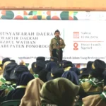 Kabul Arifin Terpilih Kembali Sebagai Ketua Kwarda HW Ponorogo