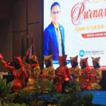 Prosesi Purnawiyata SMK Mutia Ngoro Mojokerto