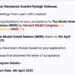 Murid SD Muhammadiyah 3 ICP Sumberrejo Terpilih Jadi Delegasi di Forum Internasional