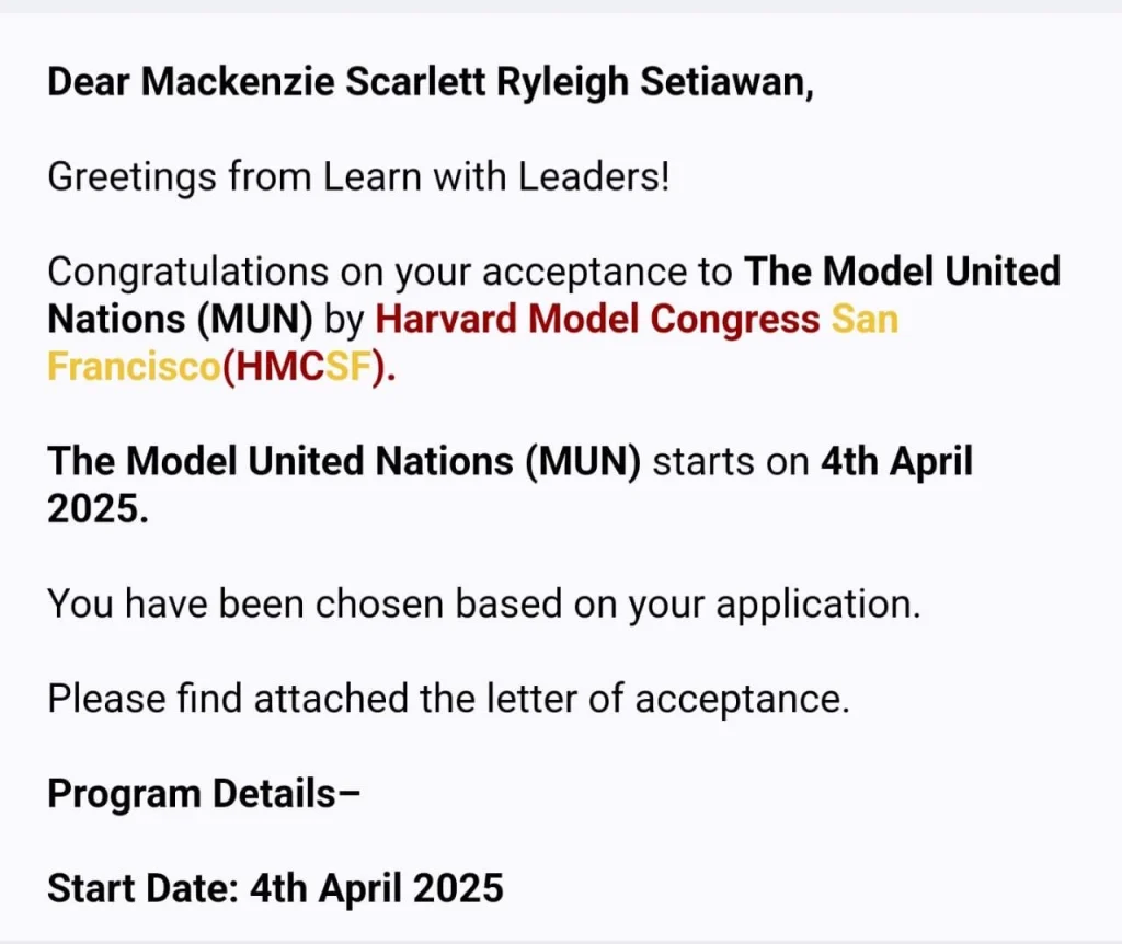 Murid SD Muhammadiyah 3 ICP Sumberrejo Terpilih Jadi Delegasi di Forum Internasional