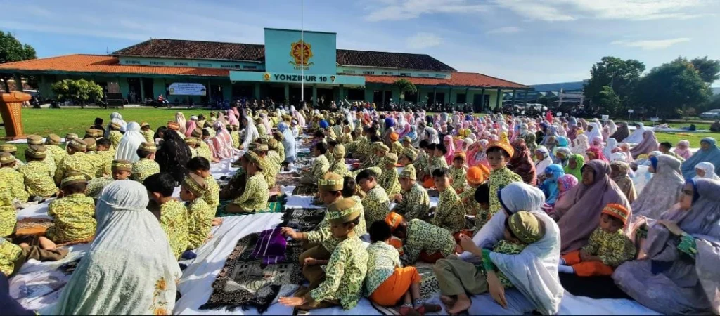 PD IGABA Kota Probolinggo Gelar Praktik Sholat Idul Fitri, Tanamkan Akidah Sejak Dini