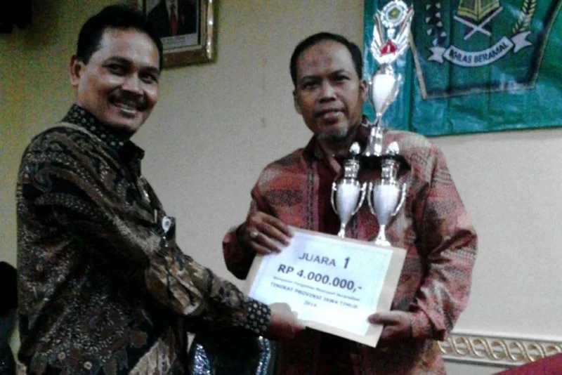 Juara 1 Pengawas Madrasah Tingkat Provinsi, Ketua PCM Kamal Wakili Jatim ke Nasional