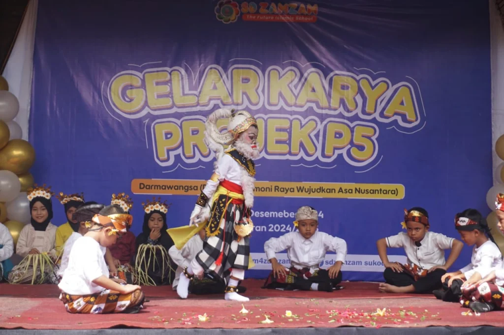 Sambut Liburan Akhir Semester, SD Zamzam Gelar Gebyar Karya P5