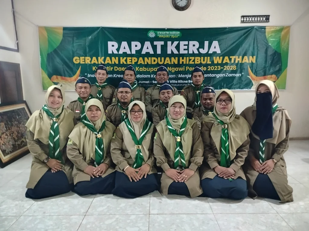 Rapat Kerja Kwarda Hizbul Wathan Kabupaten Ngawi 2023-2028