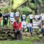Peringati HPSN 2025, Qobilah HW MBS SMP Muhammadiyah 06 Dau Gelar Aksi Bersih-Bersih Sampah di Coban Putri