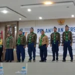 Sah, Kwarda Hizbul Wathan Kota Madiun Disahkan Dalam Pelantikan Bersama