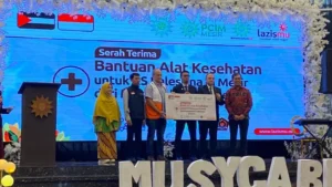 Lazismu PCIM Mesir Berikan Bantuan Ribuan Dolar untuk Rumah Sakit Palestina