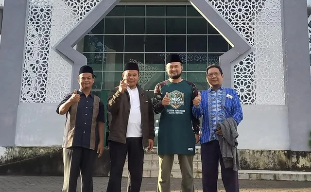 Mudir MBS Alhikmah Silaturahmi ke BSMM Lombok Barat: Pererat Ukhuwah dan Sinergi Dakwah