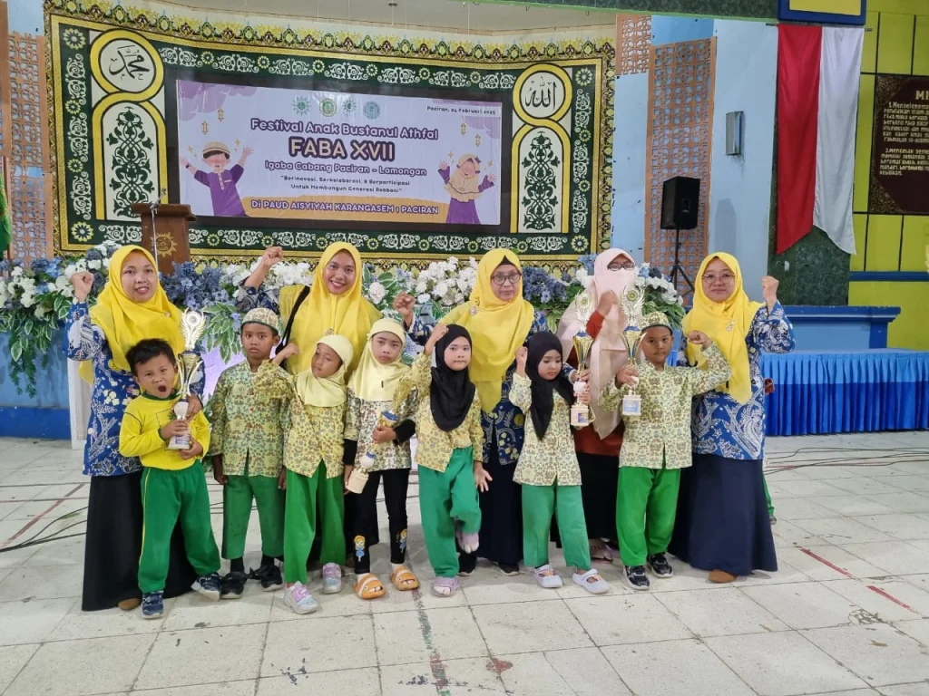 Membanggakan! PAUD Aisyiyah Tejoasri Sabet 4 Juara di Festival Anak Bustanul Athfal XVII