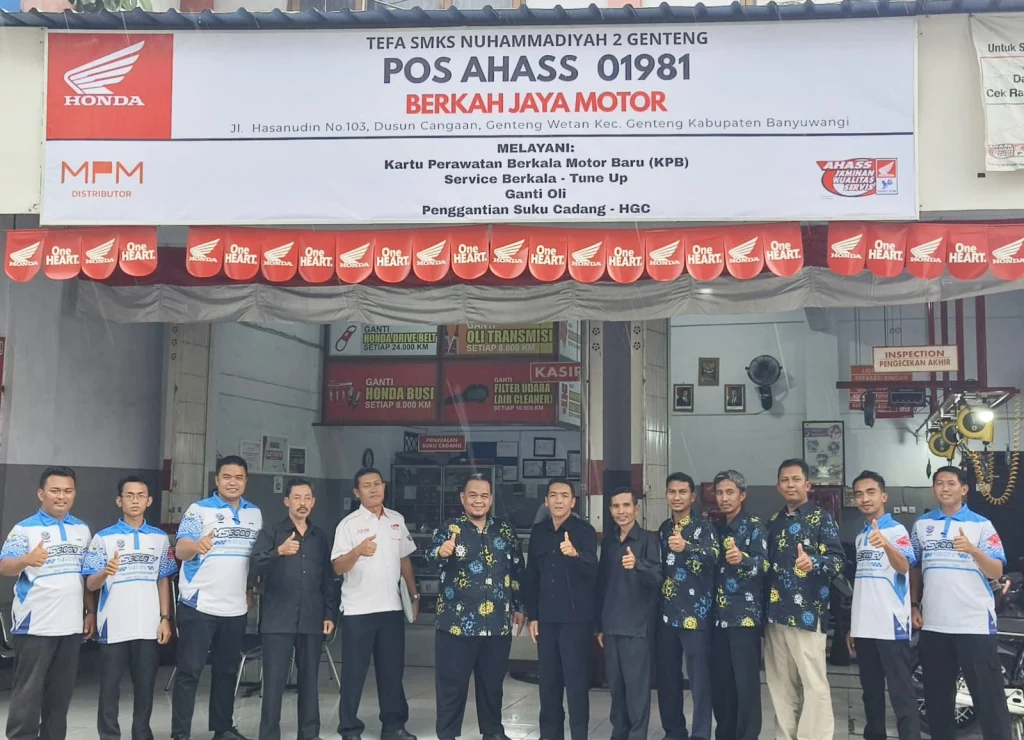 SMK Muda Genteng Sambut Hangat Kunjungan Studi Tiru SMK Muga Weleri Kendal