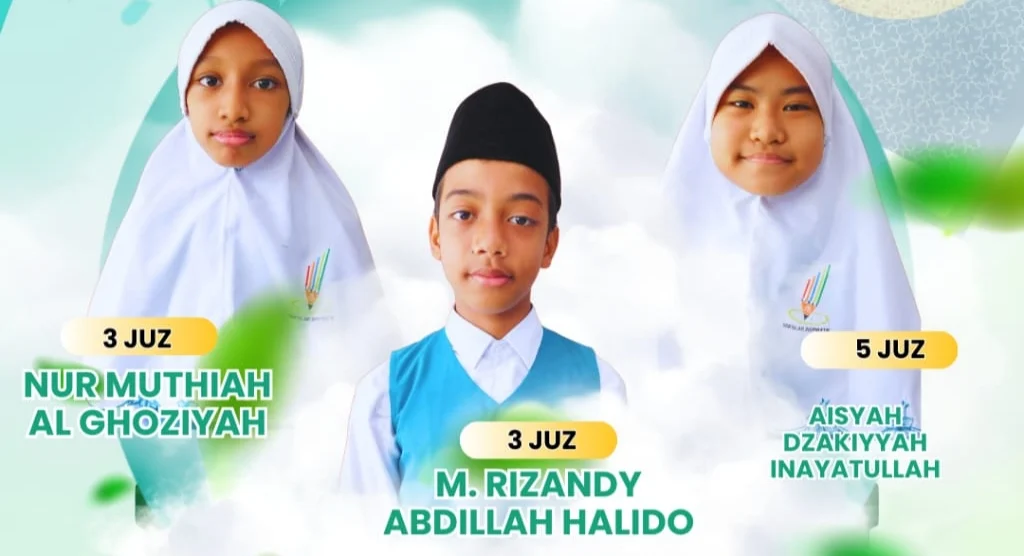 Membanggakan! Tiga Murid SDM Limas Raih Beasiswa Tahfidz dari Dinas Pendidikan Kota Surabaya