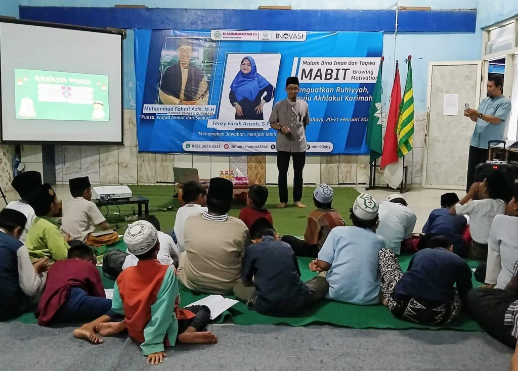 Wujudkan Karakter Siswa Beriman dan Bertakwa, MI Muhammadiyah 23 Surabaya Gelar Mabit