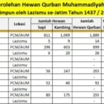 Muhammadiyah Jatim Salurkan 17.783 Hewan Qurban. Berikut Rinciannya