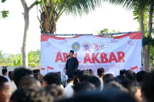 Al Mizan Muhammadiyah Lamongan Gelar Apel Akbar: Peringati Milad Ke-39 Panti Asuhan dan HUT Ke-79 RI