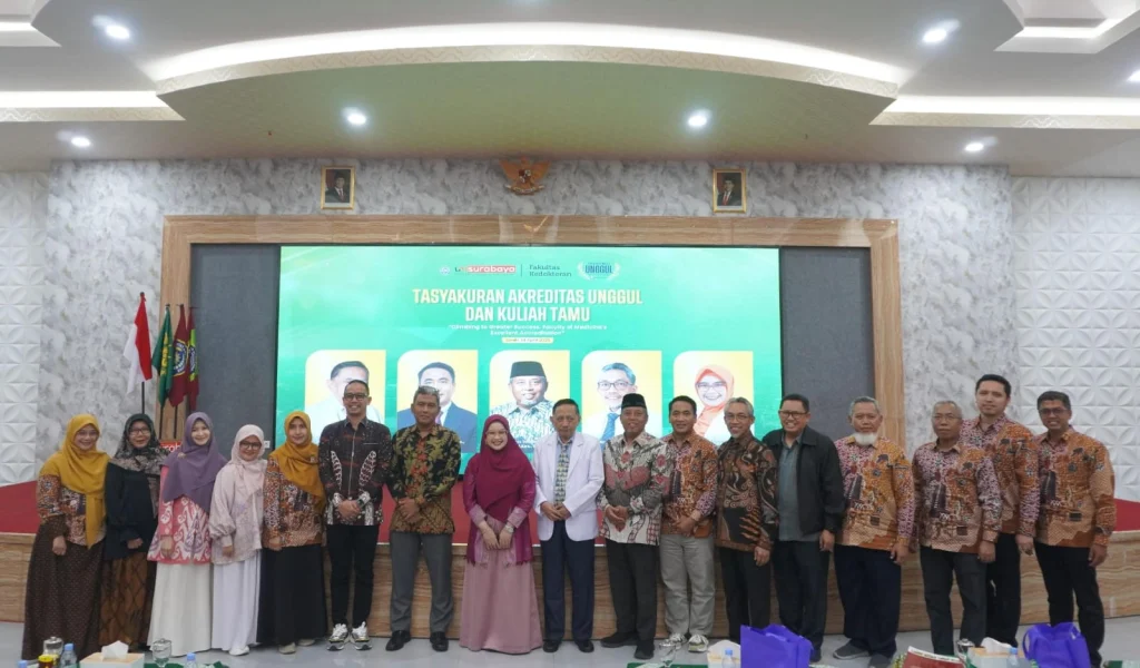 Kuliah Tamu FK UM Surabaya Soroti Strategi Pascaperolehan Akreditasi Unggul dan Internasionalisasi Pendidikan Kedokteran