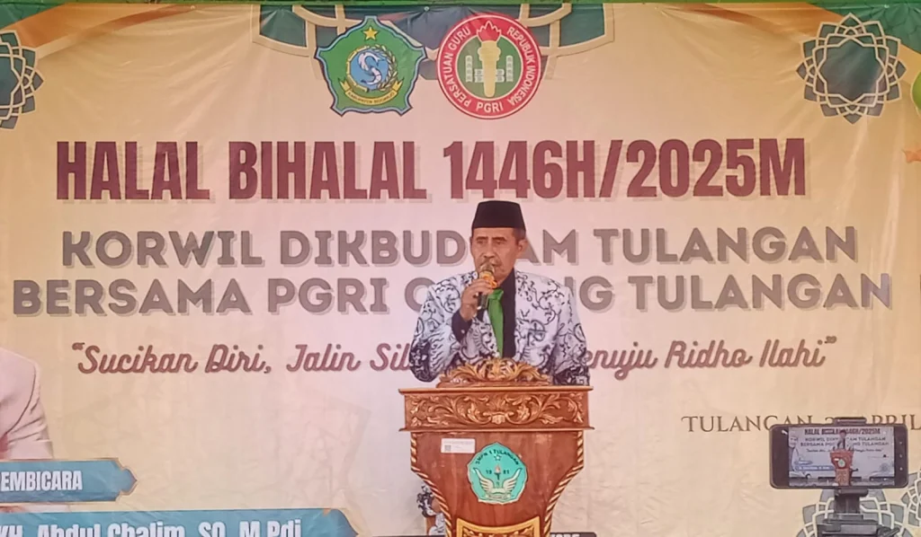 Amal Usaha Muhammadiyah Bidang Pendidikan Turut Berpartisipasi dalam Halalbihalal PGRI Tulangan