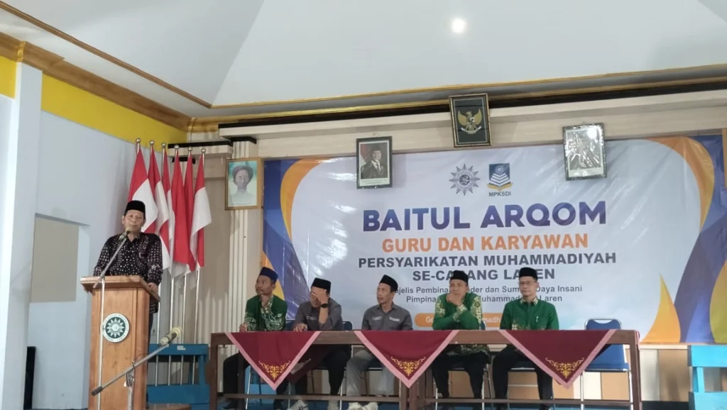 PCM Laren Gelar Baitul Arqom untuk Guru dan Karyawan Muhammadiyah