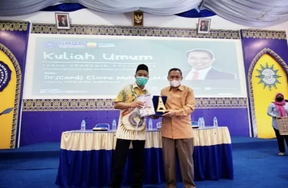 Saat Elnino Beri Semangat Mahasiswa Baru Umgo ﻿