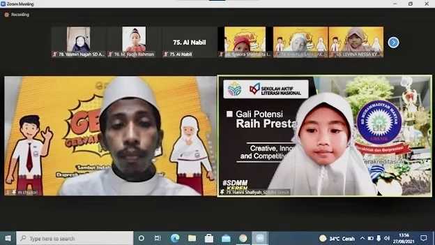 Antusiasme Tiga Siswa SDMM Mengikuti Lomba Tahfidh Ini