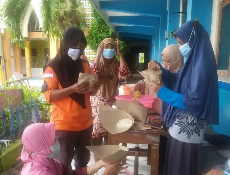 Lazismu dan AMM Benjeng Dirikan Posko Banjir