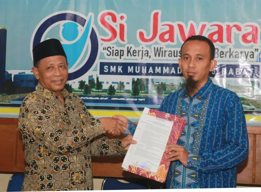 Ketua PCM Ingatkan Lirik Mars Sang Surya di Pelantikan Wakasek