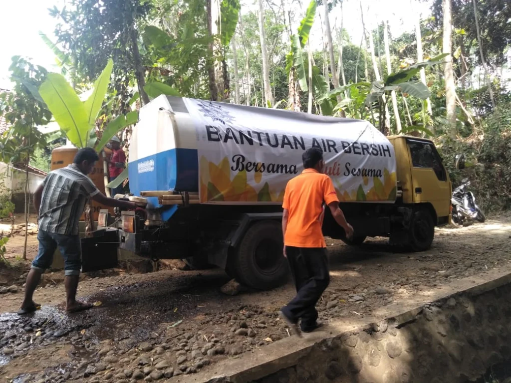 Desa Kekeringan, Lazismu Datang Membantu Air