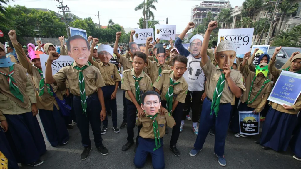 Teatrikal Menangkap ‘Ahok’ dalam Milad Muhammadiyah Surabaya