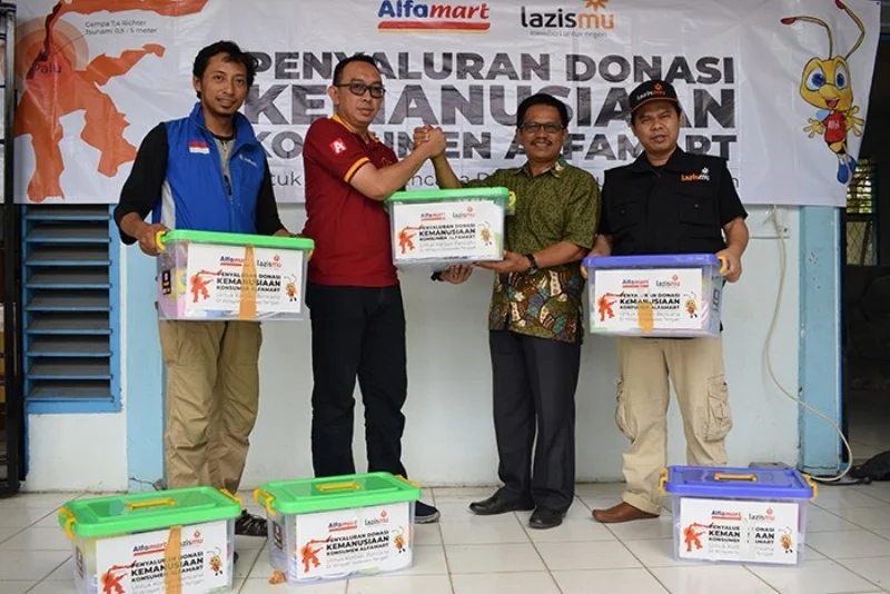 Donasi Uang Receh Minimarket Itu Disalurkan untuk Korban Gempa Palu