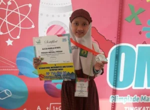 Sambil Persiapan UN, Alicia Rebut Medali di Olimpiade OMSI