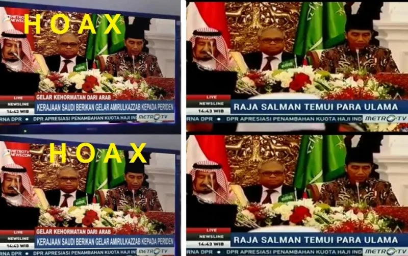 Hoax: Kerajaan Saudi Beri Gelar Amirul Kazzab pada Jokowi. Inilah 5 Kejanggalannya