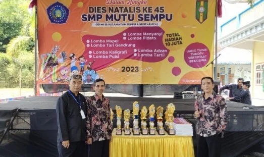 Aneka Lomba Dies Natalis SMP Mutu Banyuwangi, Ini Daftar Juaranya