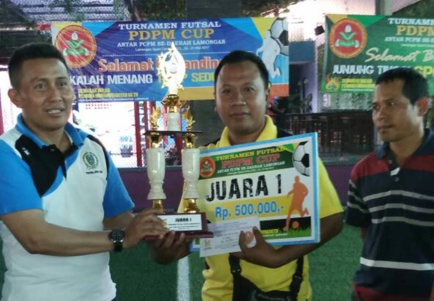Lagi, Cabang Paciran Juarai Kejuaraan Futsal Pemuda Muhammadiyah Lamongan Cup 2017