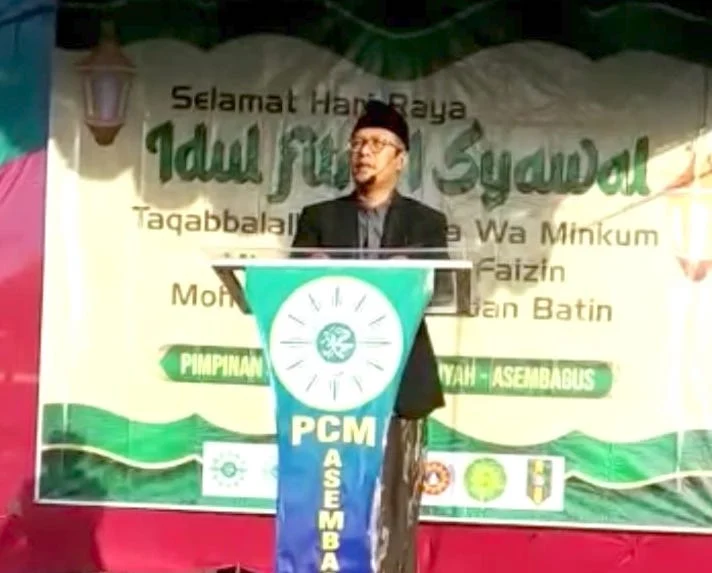 Muhammadiyah Asembagus Gelar Shalat Idul Fitri di Dua Lokasi, Ini Pesan Khatib