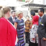 Datangi Smamda, Menlu Julie Bishop Puji Tari Rantak dan Orkestra yang Menyambutnya
