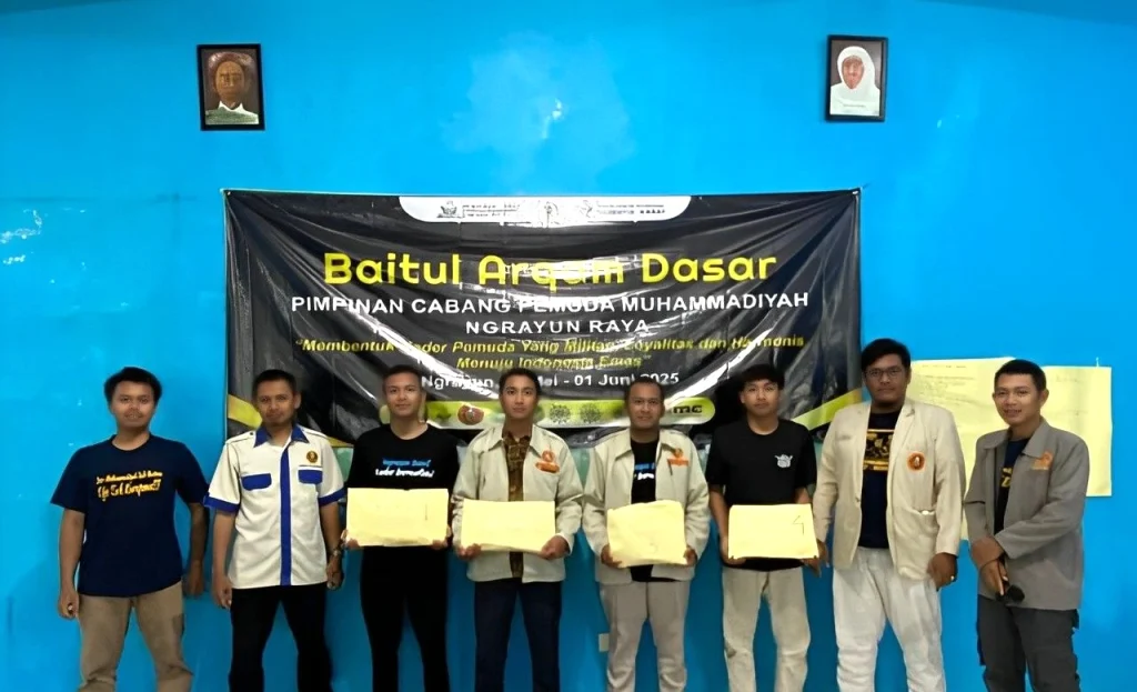 Baitul Arqam Dasar Serentak PCPM Slahung dan Ngrayun: Langkah Nyata Meningkatkan Kapasitas Kader Muda Muhammadiyah