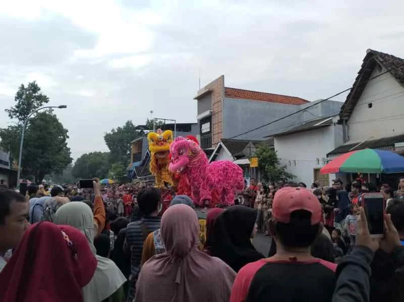 Atraksi Barongsai Sambut Peserta Musyda Kota Pasuruan