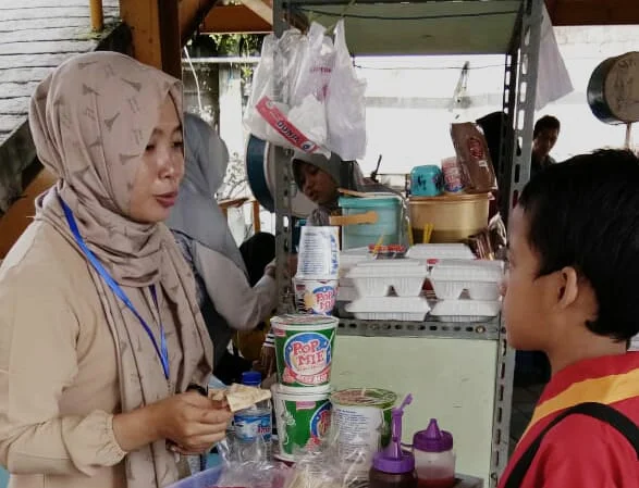 Gandeng Ikwam, Berlian School Gelar Bazar Makanan Higienis