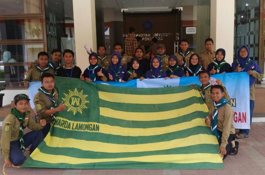 Bendera Jumbo Hizbul Wathan yang Selalu Warnai Acara Besar Muhammadiyah