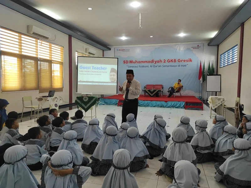 Guest Teacher Tahfidh, Siswa Berlian School Diajak Cinta Al-Quran